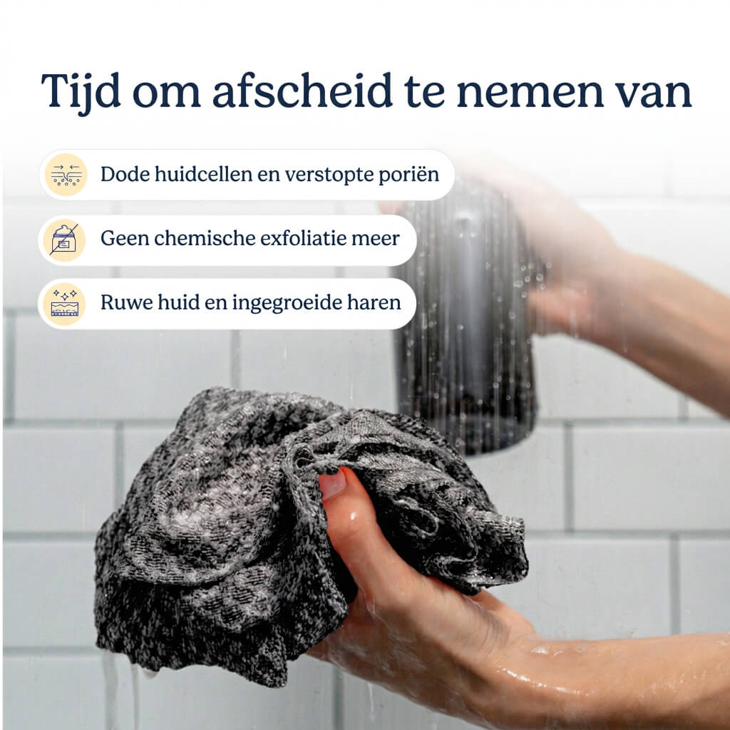 HiiKami™ Tsuru Japans exfoliatiedoek